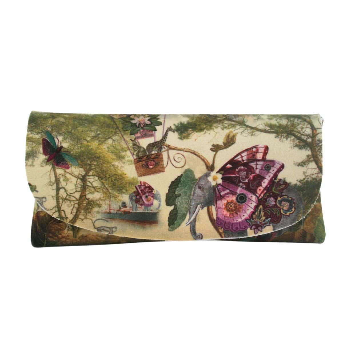 Velour Glasses Case – Isabelle Frioux – Butterfly Elephant