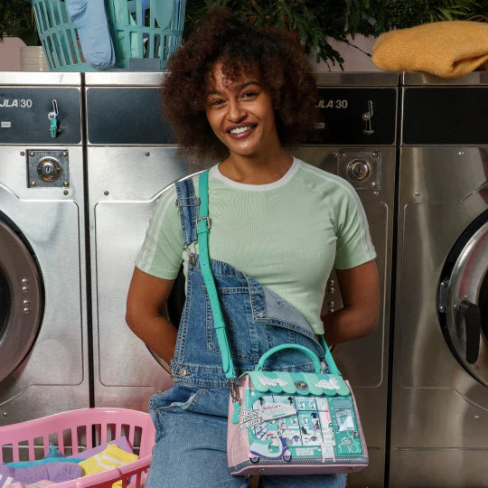 Vendula Bubble Cats Laundromat Mini Grace Bag
