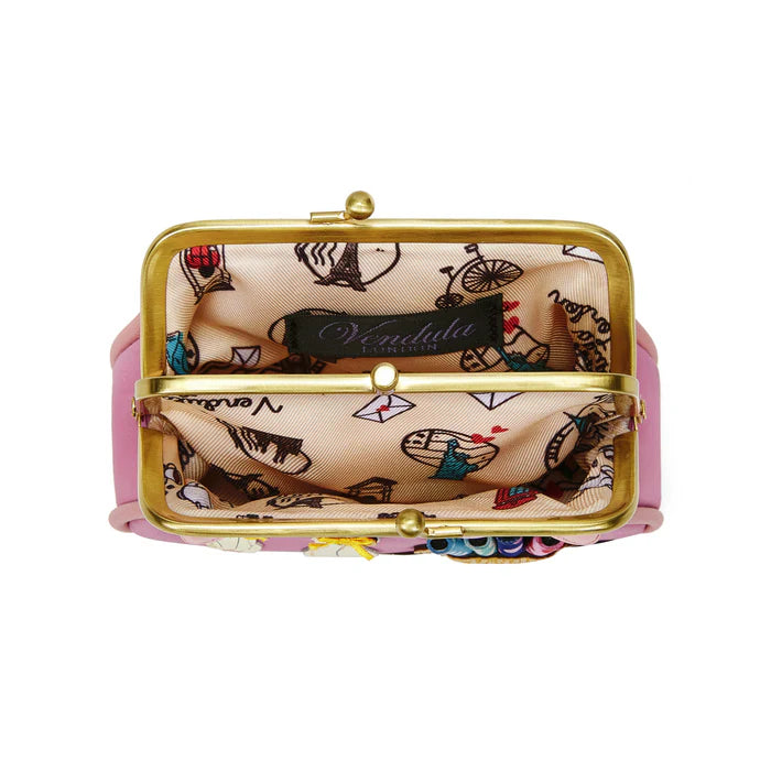 Vendula Sewing Shop Raspberry Edition Clipper Coin Purse