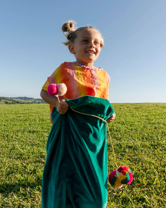 Velvet Santa Sacks-4 Colours