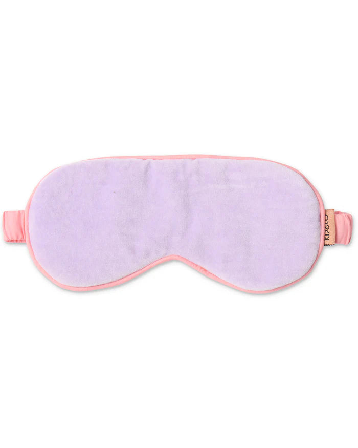 Lilac Velvet Eye Mask