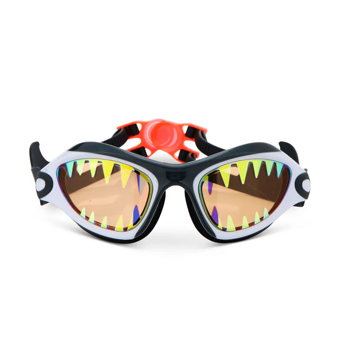 BLING2O Megamouth Great White Shark Swim Goggles