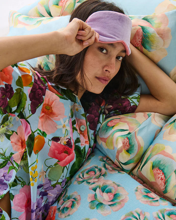 Lilac Velvet Eye Mask