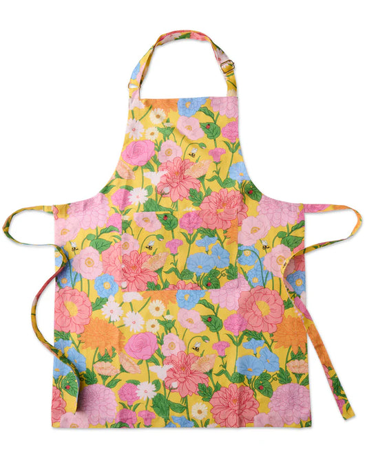 Kip & Co Follow The Sun Yellow Canvas BBQ Apron
