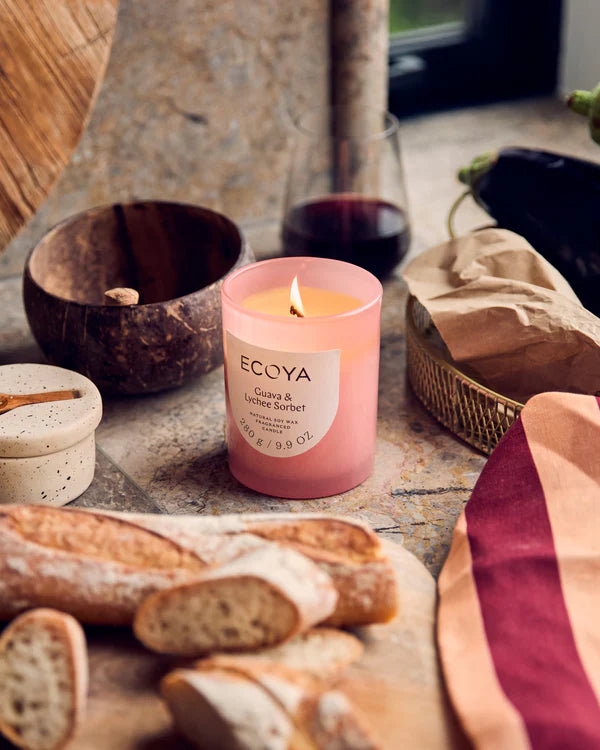 Guava and Lychee Sorbet Metro Candle