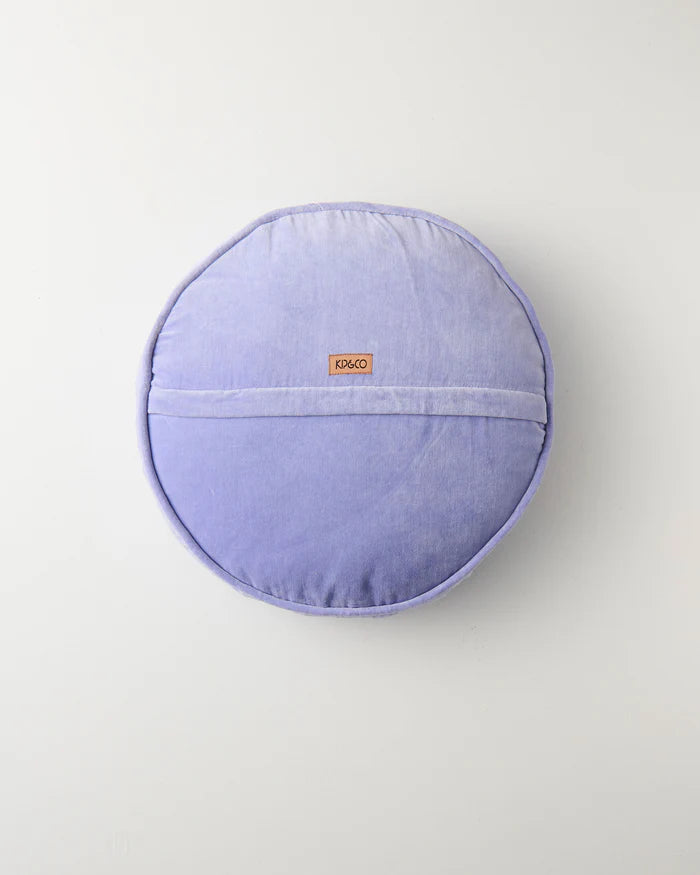 Kip & Co Jacaranda Velvet Pea Cushion