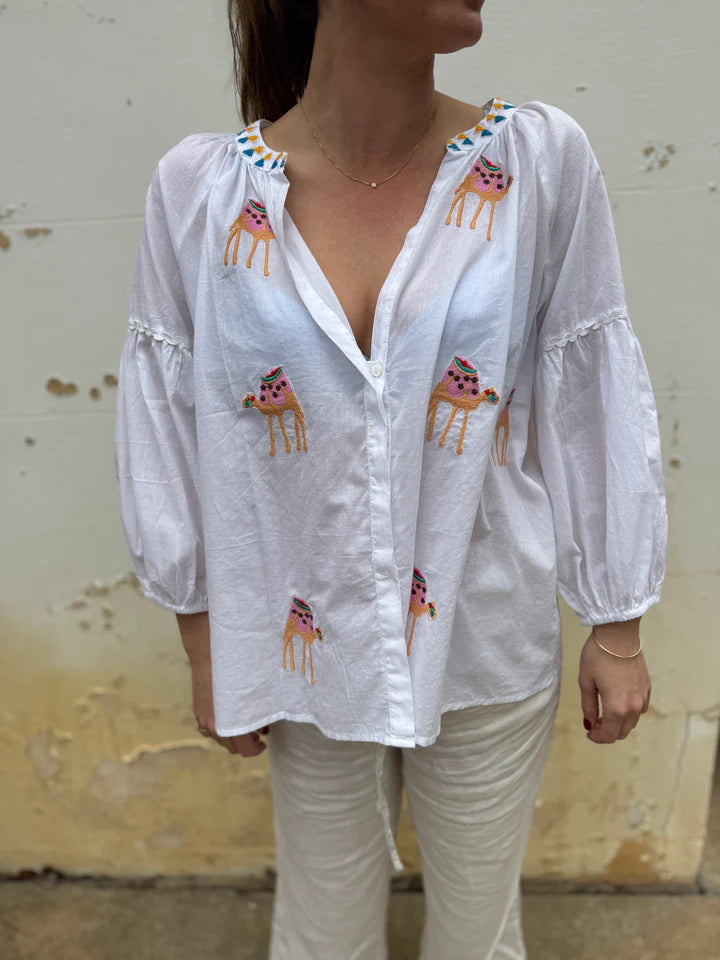 Mink & Me Camel Train Cotton Top