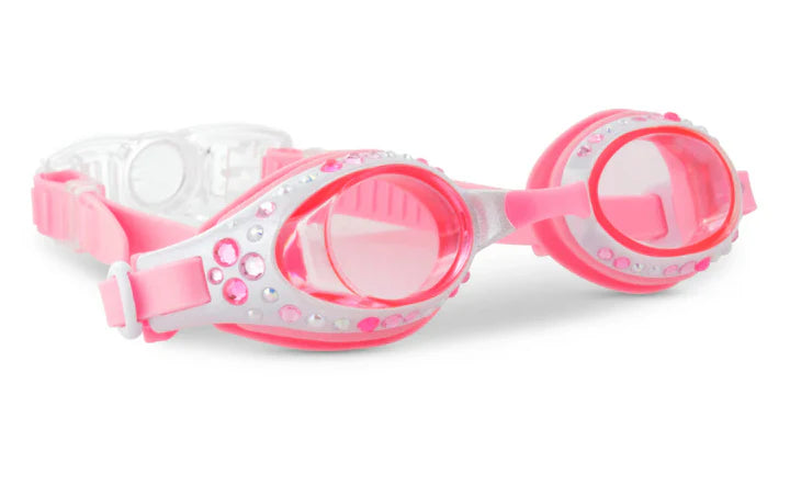 BLING2O Pearl White Swim Goggle