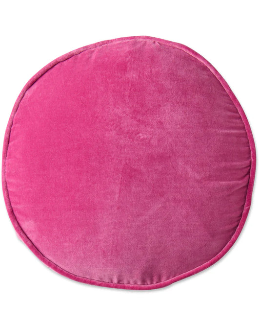 Kip & Co Pink Love Velvet Pea Cushion