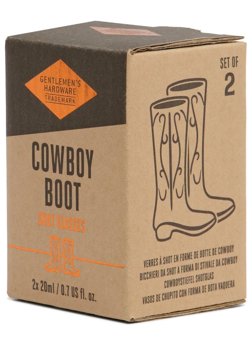 Cowboy Boot Shot Glasses