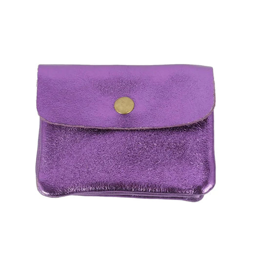 MAISON FANLI - Coin Purse Metallic Purple