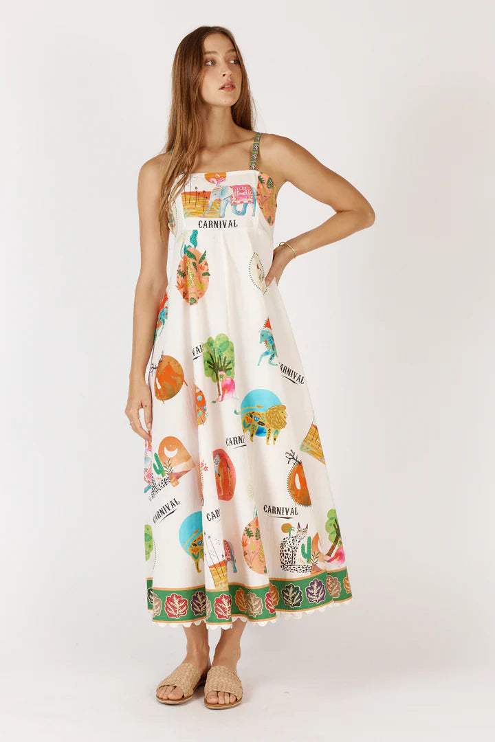 Rubyyaya Down Under Sundress White