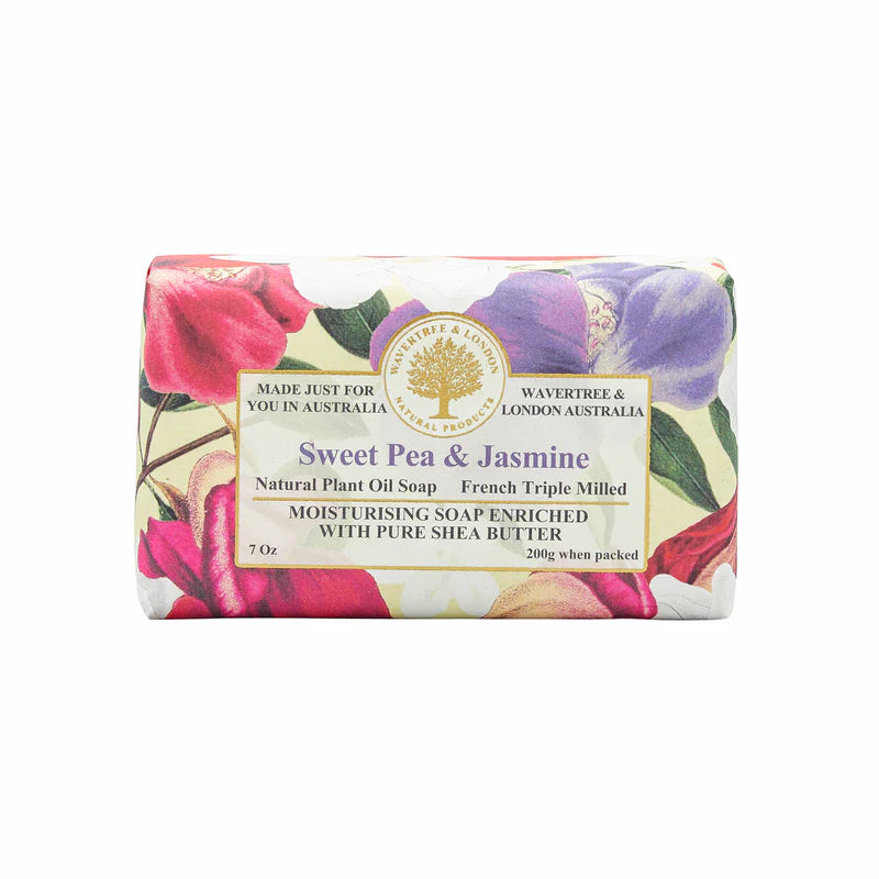 Sweet Pea & Jasmine Soap Bar 200g
